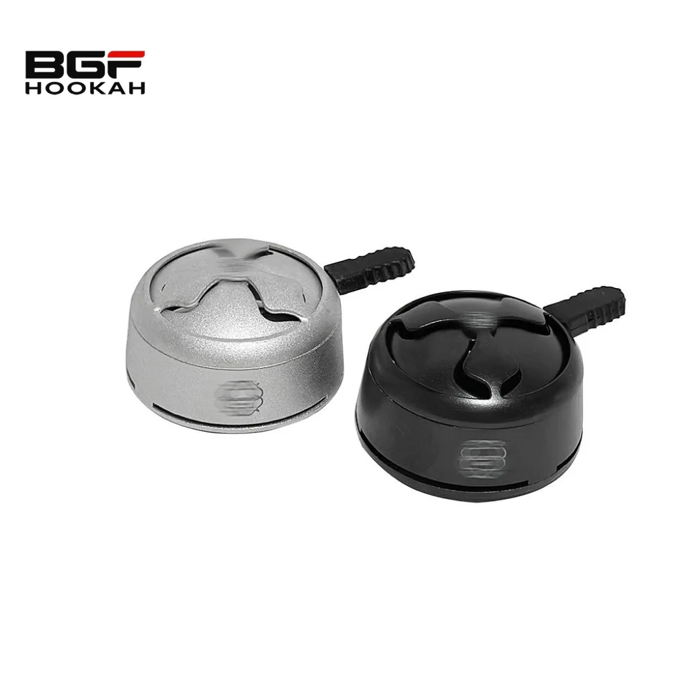 

Black Silver Kalaud Hookah Heat Management Shisha Smoking Accessories Narguile Chicha Hookah Charcoal Holder