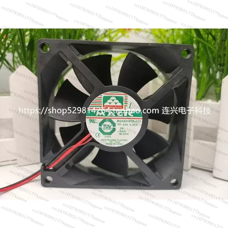 1PCS for Yongli MAGIC MGA8024YR UB XB ZB HB 025 O25 24V 8025 Inverter Fan
