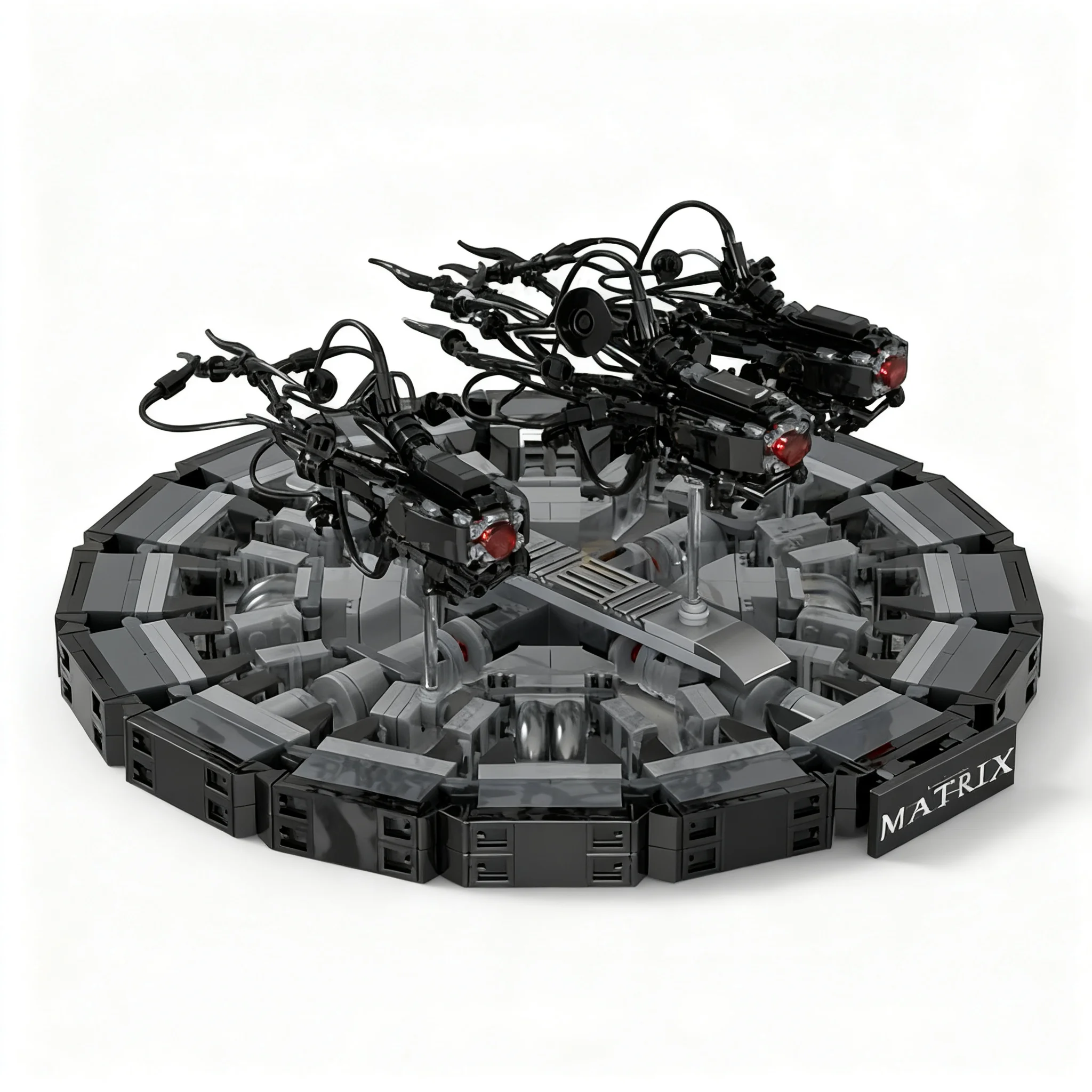 759pcs MOC Micro Matrix Concept Series PART V Ultramicro Sentinels Model Building Blocks Toys Christmas Gift Architecture 3D