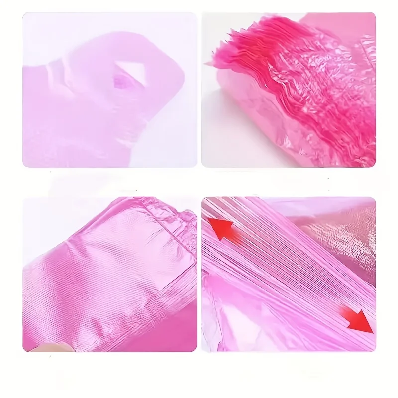 300 Stück große, verdickte, multifunktionale Einkaufstaschen für den Supermarkt, Westentaschen, Einwegtaschen, Plastiktüten – Detail 4