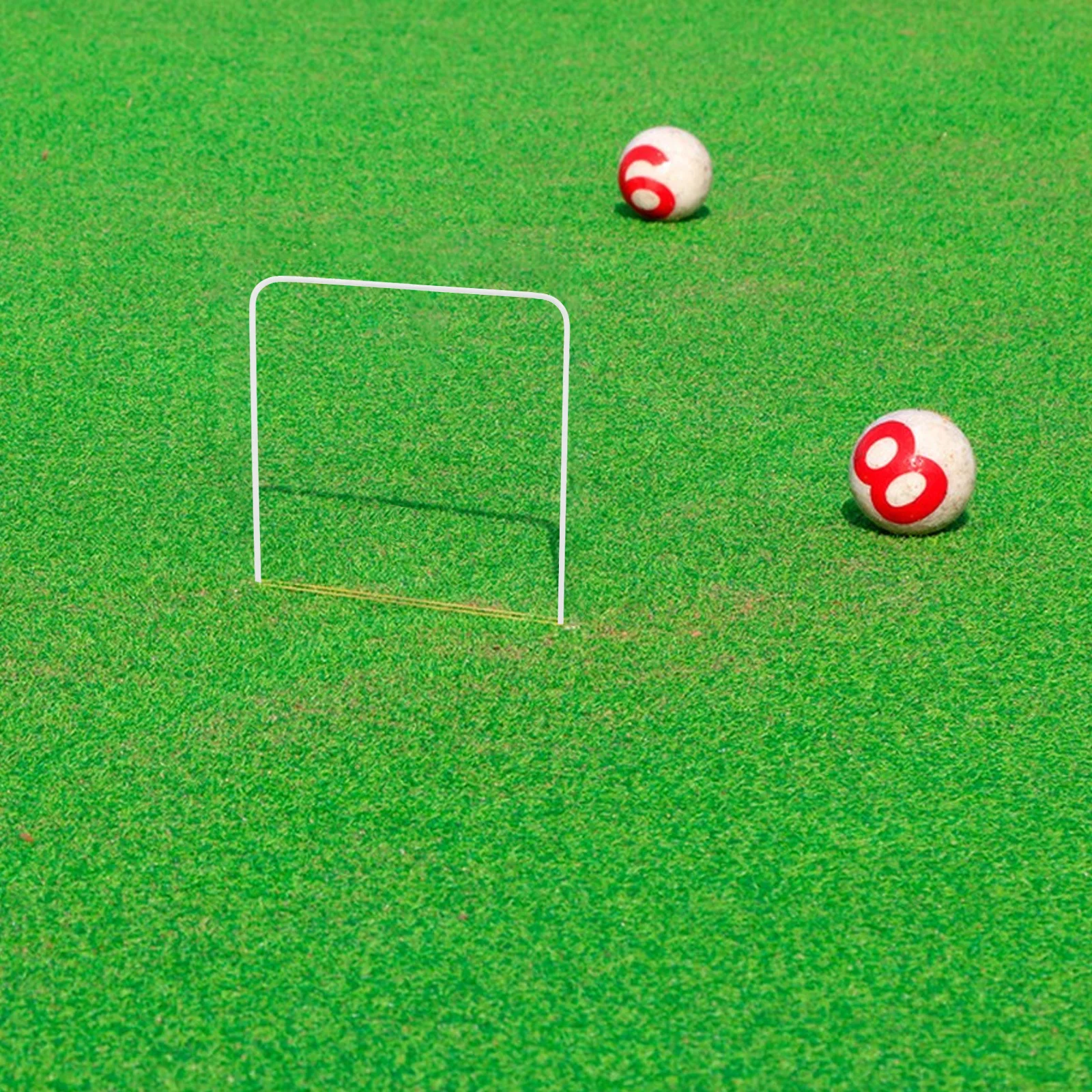 

5Pcs Durable Metal Croquet Wickets Family Lawn Games Portable Versatile Hoops Backyard Play Accessories Croquet Wickets