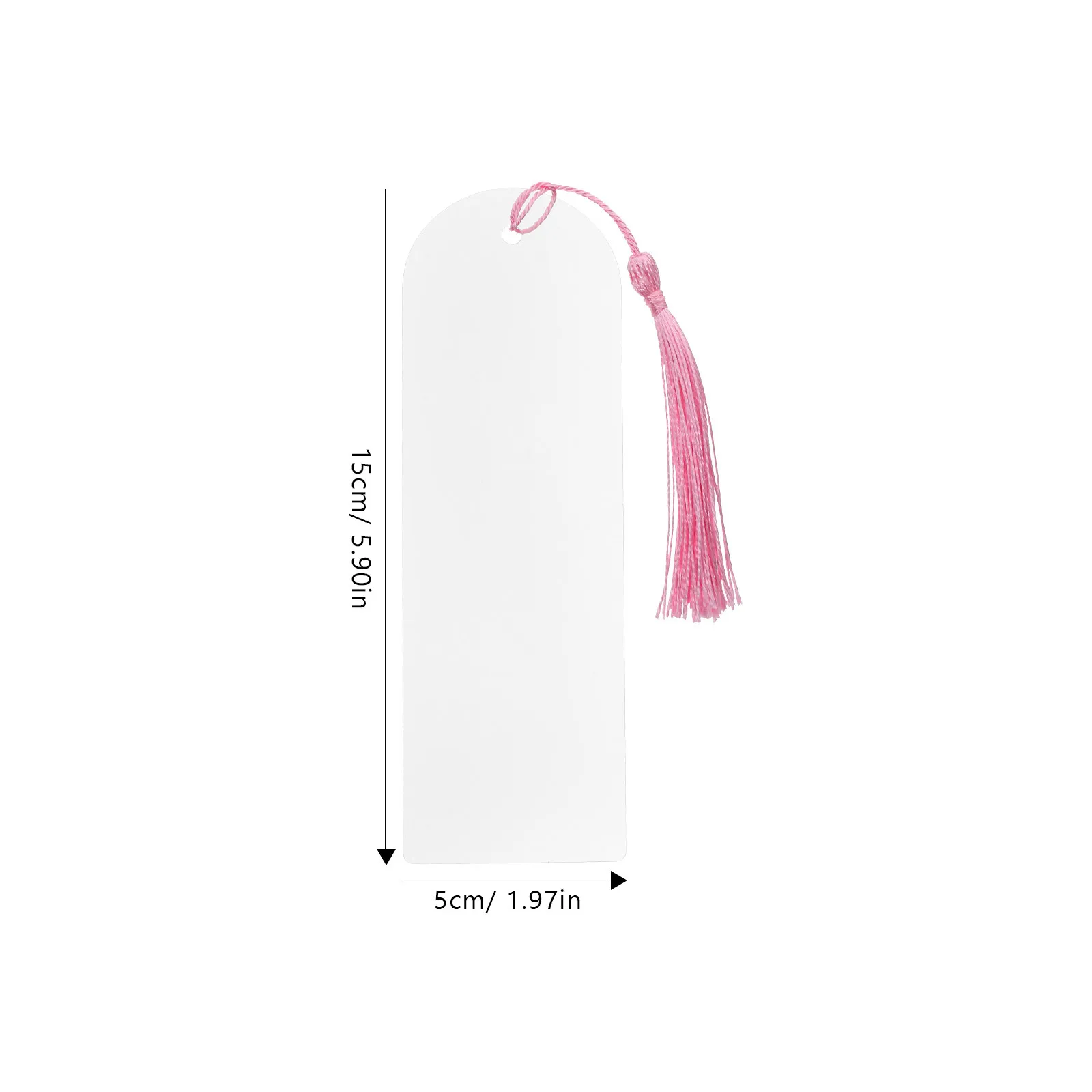 1Set Pembatas Buku Akrilik Kosong Transparan Alat Pembaca Penanda Halaman Ide Hadiah Pembatas Buku Akrilik Kosong