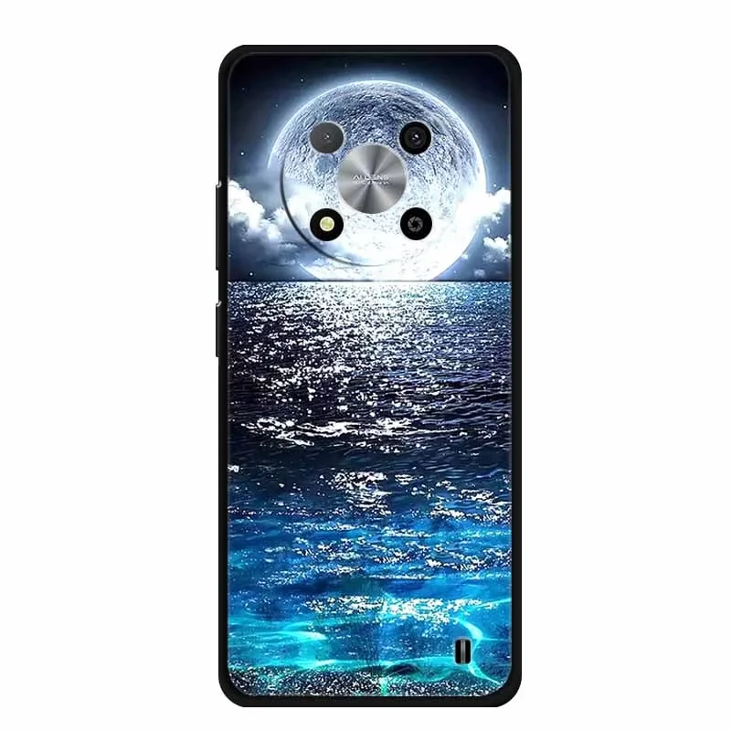 Case For ZTE Blade A73 5G Animals Soft Silicone TPU Phone Cover For ZTE Blade A73 5G 7160N Cases Wolf Fruit Printed Cute Coque