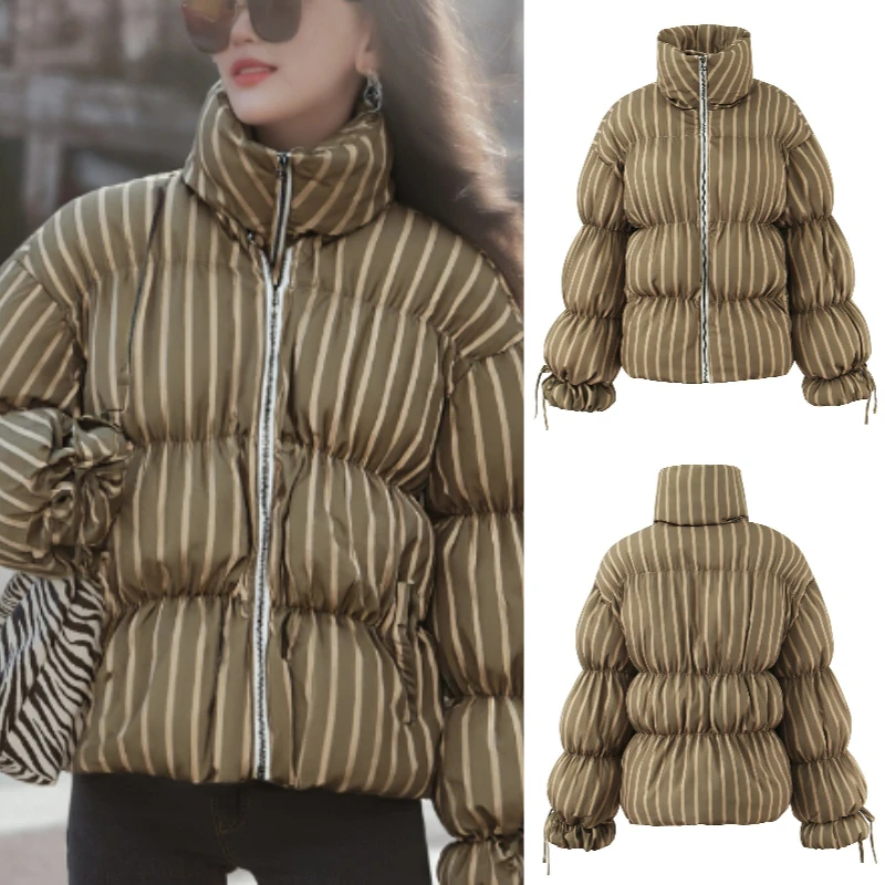 

Осень 2024, модная сексуальная популярная женская свободная удобная повседневная пушистая хлопковая куртка