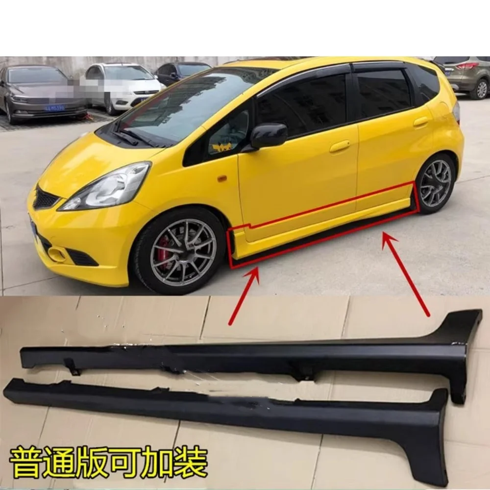 Unlackierter Auto-Surround-Seitenschweller-Stoßstangenspoiler für Honda FIT JAZZ 2. 2009–2013. Modifizierter neuer Stil