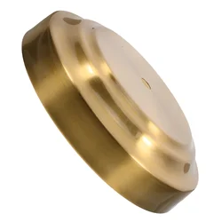 Round Copper Table Lamp Base Metal Led Light Display Base Bedroom Living Room Study Office Car Lights Shell Automotive Parts