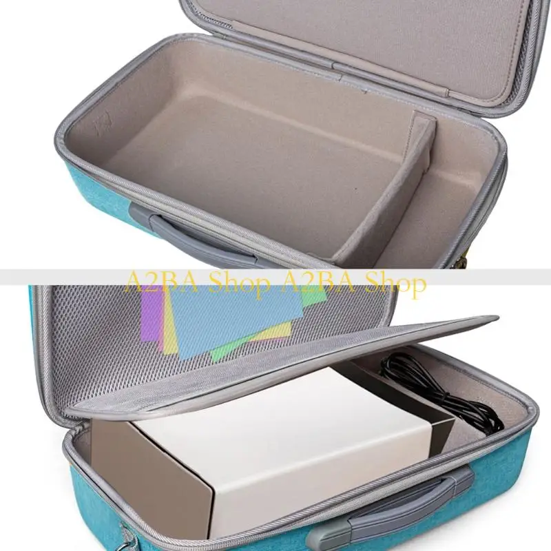 

A2BA Shockproof Color Photo Sticker Printer Carrying Case for Liene PixCut S1 Reinforced Handles And Organized Compartments