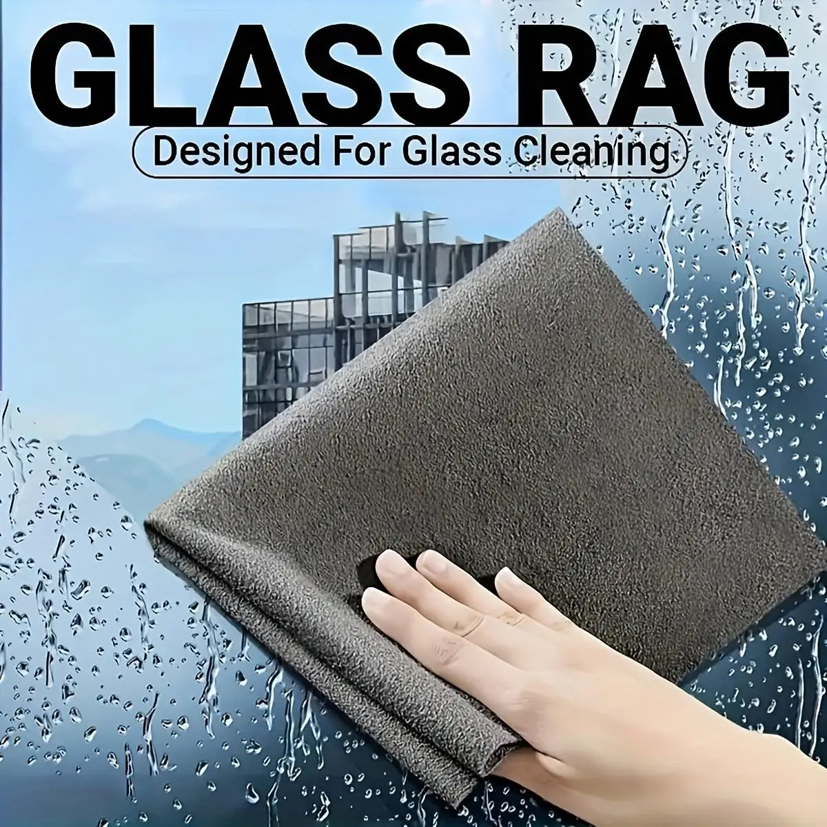 Magic Cloth Glaswischtuch, ultrafeines Faser-Reinigungstuch, unverzichtbar für die Küche und zu Hause, multifunktionales Taschentuch ohne Ausfallen