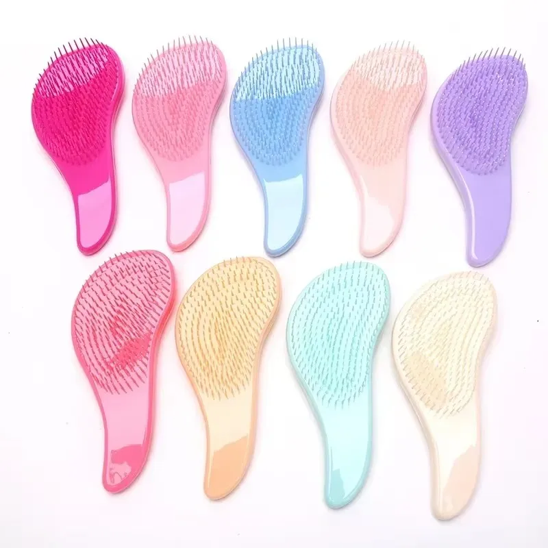 1/2/3/4/6PCS Hot Magic Comb Anti Static Massage Hair Brush Tangle Detangle Shower Massage Hairbrush Comb Salon Hair Styling Tool