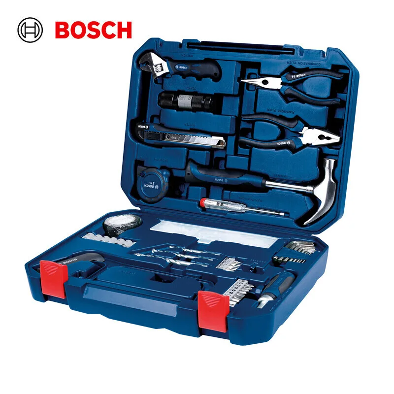 مجموعة أدوات يدوية للأجهزة المنزلية متعددة الوظائف من BOSCH مع 108 قطعة #1