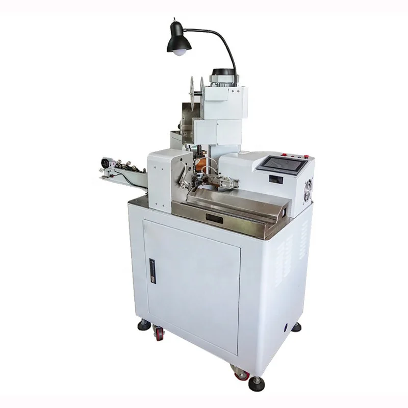 Terminal Female Insulated Crimping Equipment Crimp Spade Connector Production With Wire Cable Crimping Machine