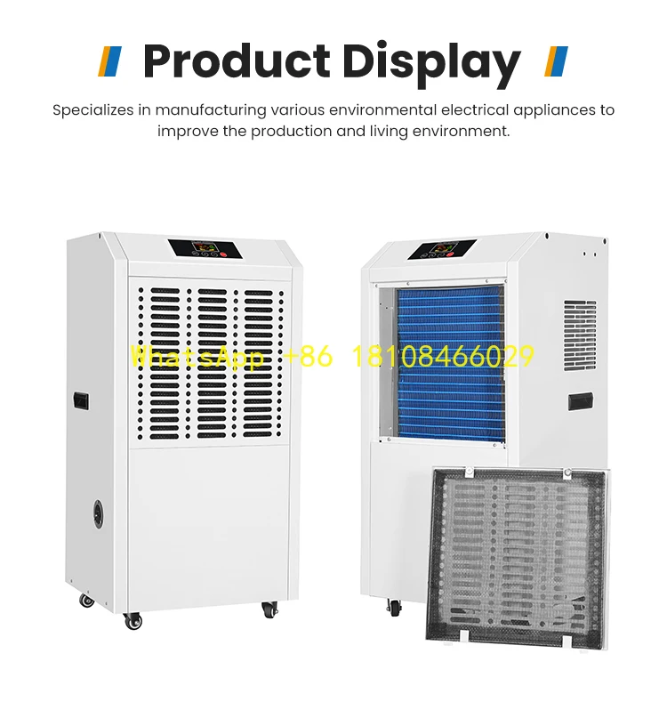 

Осушитель воздуха Осушитель воздуха Осушитель Коммерческий для теплицы 138л Промышленный кондиционер с