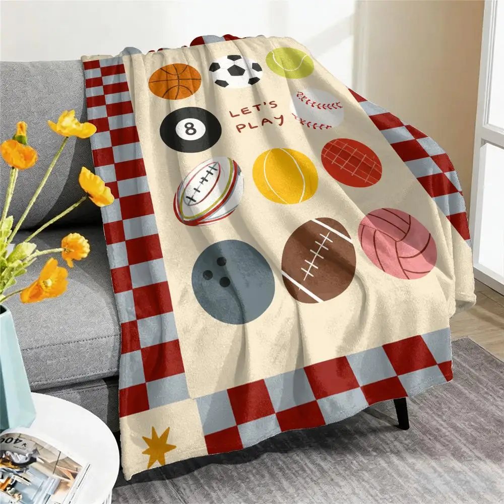 Snake Alphabet Learning Throw Blanket Soft Flannel Throw Lightweight Summer Home Nap for Office Travel Sofa Bed