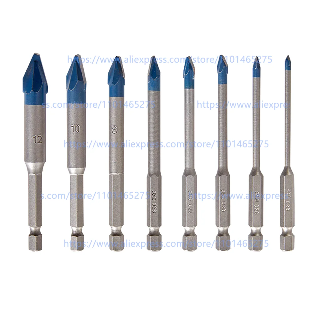 Bosch HEX-9 Hard Ceramic Tile Drill Bit Hole 3/4/5/6/7/8/10/12 mm Glass Hexagonal Shank Hard Ceramic Tile Drill Bit