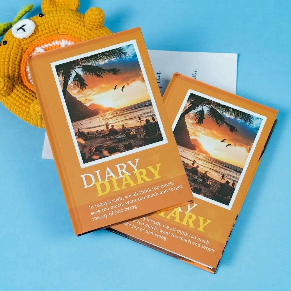 98 sheets Beach Agreement Theme Notebook romantic Creative Diary notebook Thick Paper Multifunction Diary Handbooks Gifts