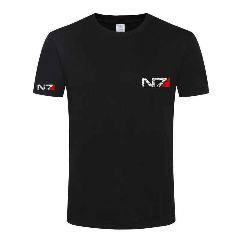 2025 Summer N7 Special Forces T-Shirt Men T-Shirt Clothing Tee Mass Effect TShirt Men Anime Women T-Shirt