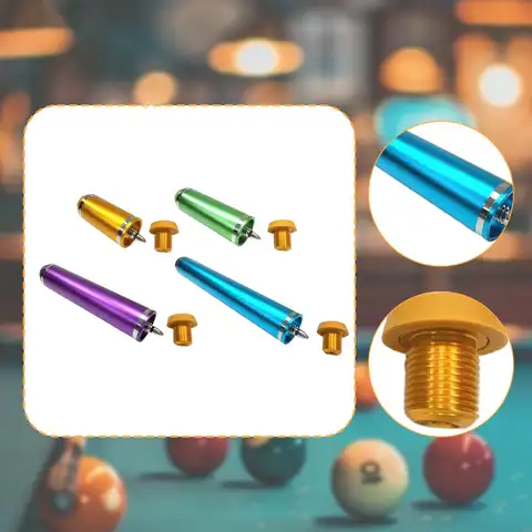 당구 큐 연장 큐 엔드 연장 부품 연습 여행 훈련 엔터테인먼트를 위한 소형 당구 스틱 연장