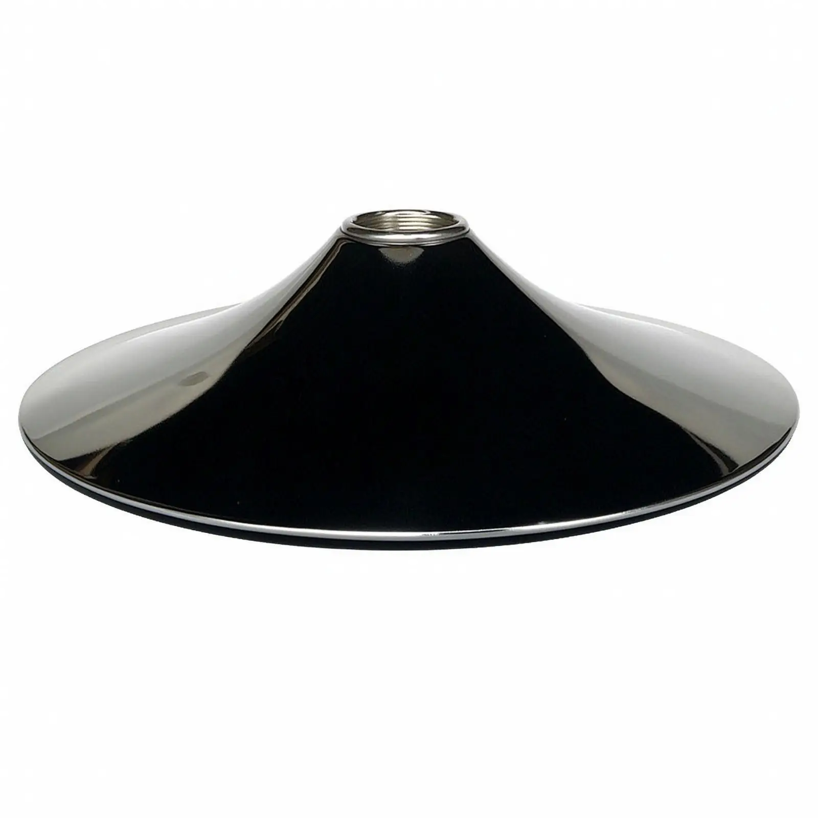 Chrome Bar Stool Base Plate Metal Electroplated Seat Support with Center Mounting Hole for Furniture Restoration