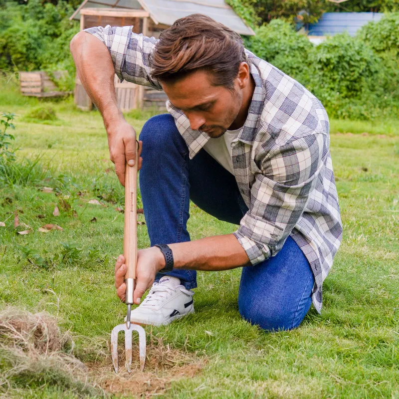 Gardening Forest Outdoor Flower Planting Tools Excavating Loosening Soil Transplanting Stainless Steel Forks