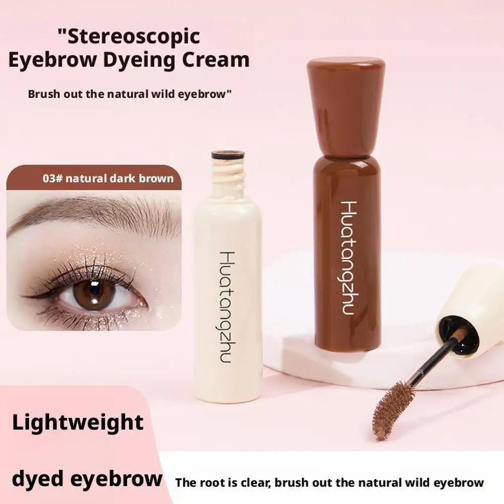 Mascara anti-sbavature impermeabile naturale duraturo Sopracciglio selvatico Ricci lunghi Non sbiadisce Set spesso Matita per sopracciglia Impostazione Gel per sopracciglia