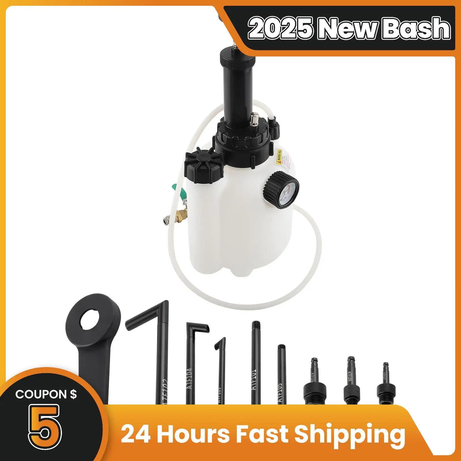 

3L Transmission Oil Filling Tool with 8pcs Adaptors + System Fluid Pump Manual