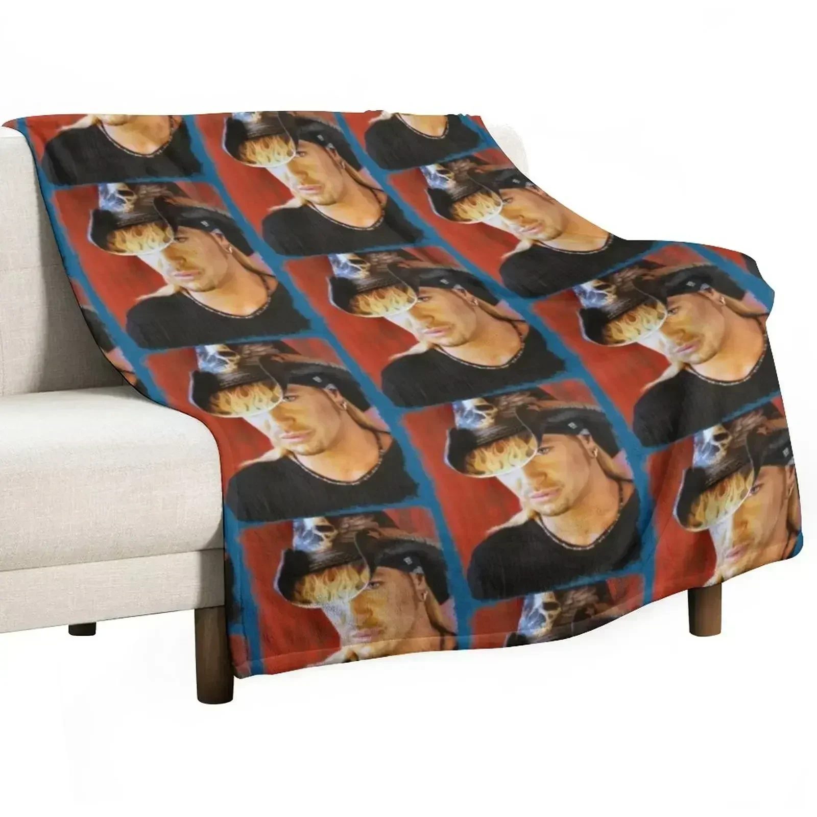 

Art Bret 90s Michaels Hat Throw Blanket Luxury Designer Beach Luxury Thicken Blankets