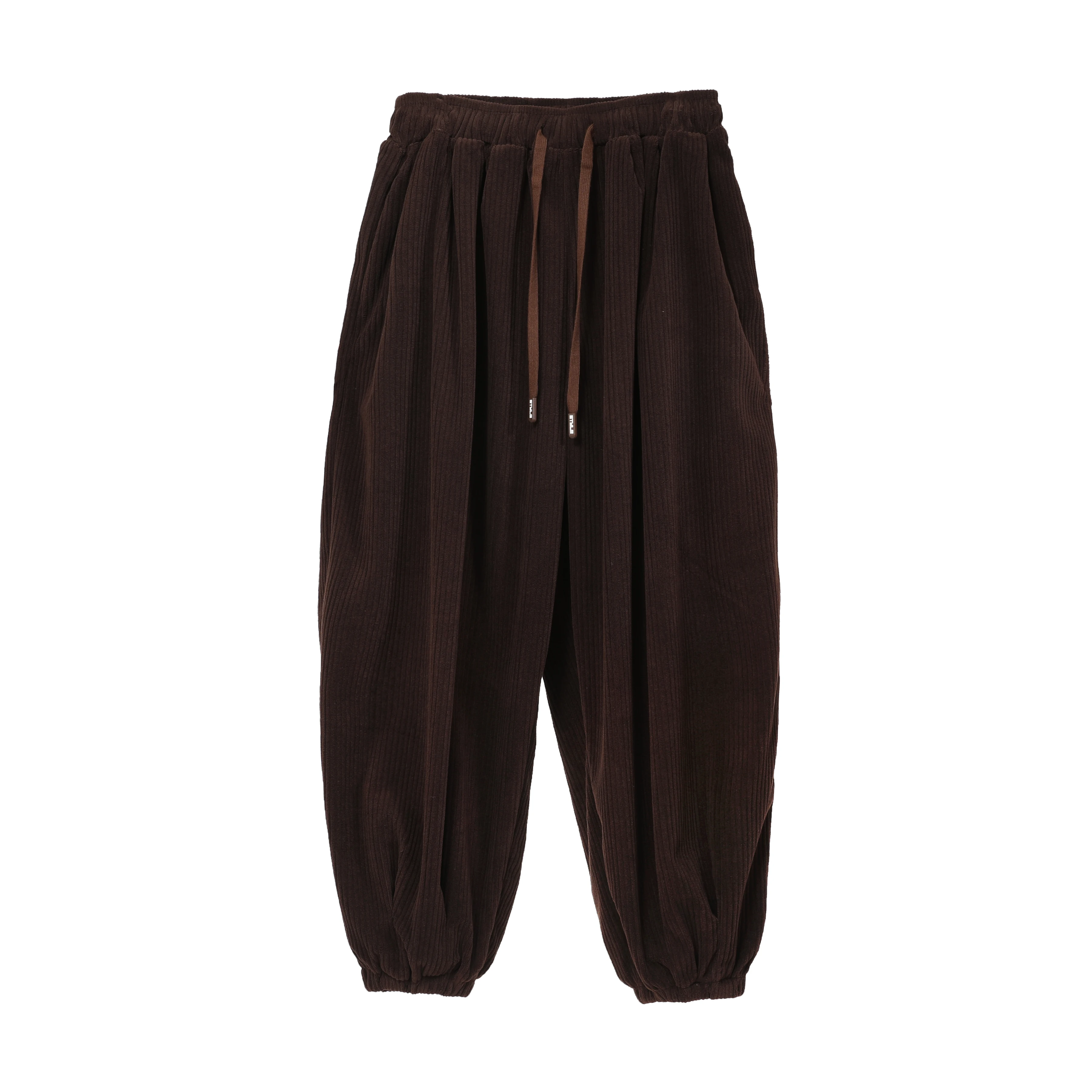 

Corduroy Harem Pants Man baggy Oversized Casual Autumn Winter Wide Leg Trousers Streetwear Men Woman Elastic Waist Loose Pants