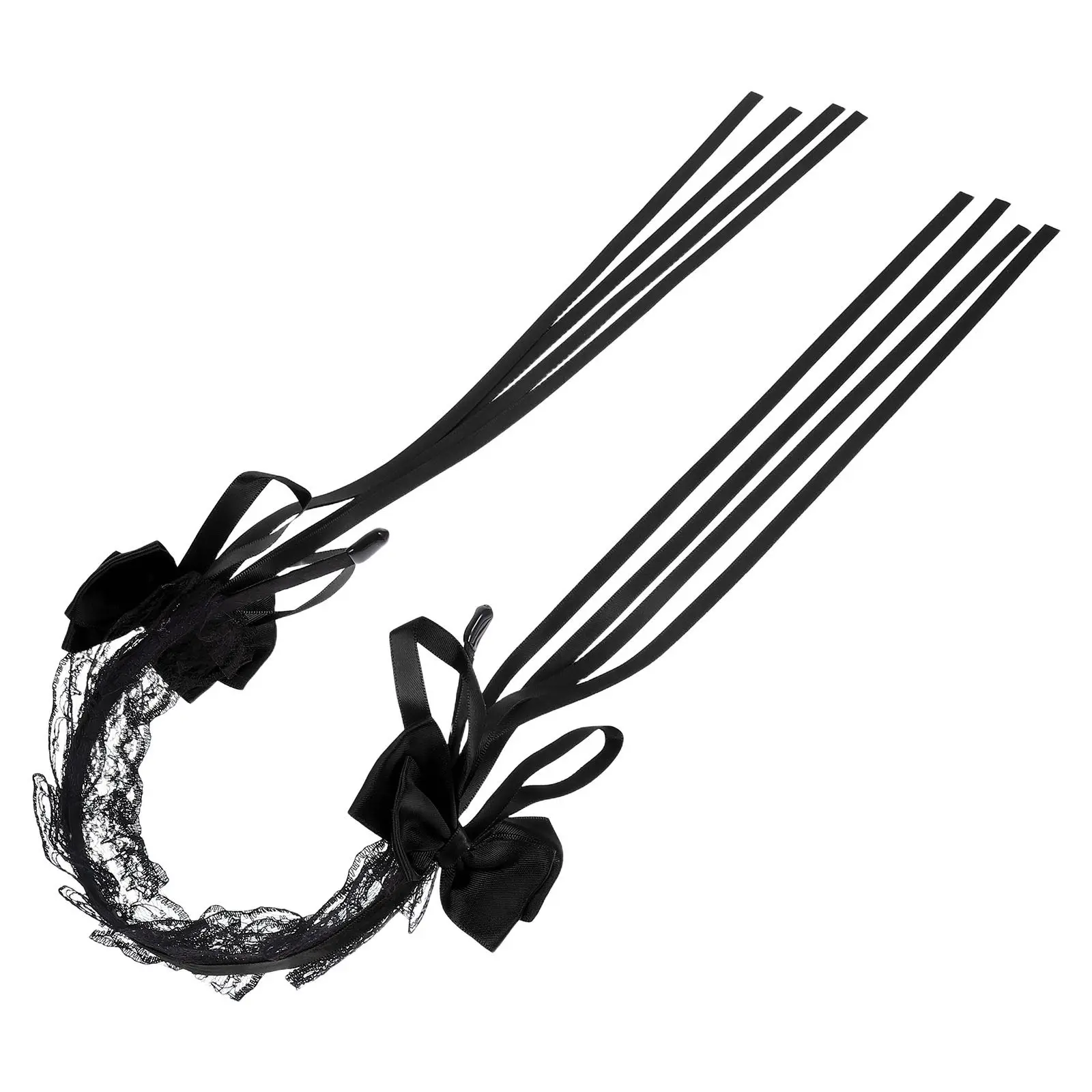 

Japanese Lolita Lace Bowknot Headband Cute Maid Hair Accessories Elegant Headwear for Cosplay Party Daily Wear Girls