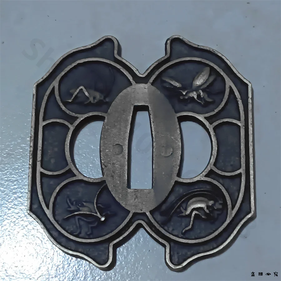 Unique Alloy Handguard Tsuba Guard For Japanese Japan Real Katana Samurai Sword Fittings Parts Accessories New Very Good