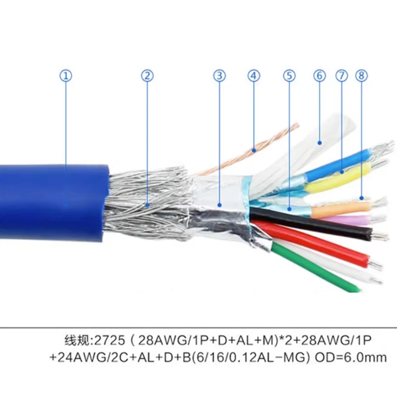 USB 3.0 Dual Ports Female Screw Mount Type to Motherboard 20pin Header Cable Blue 30cm 50cm