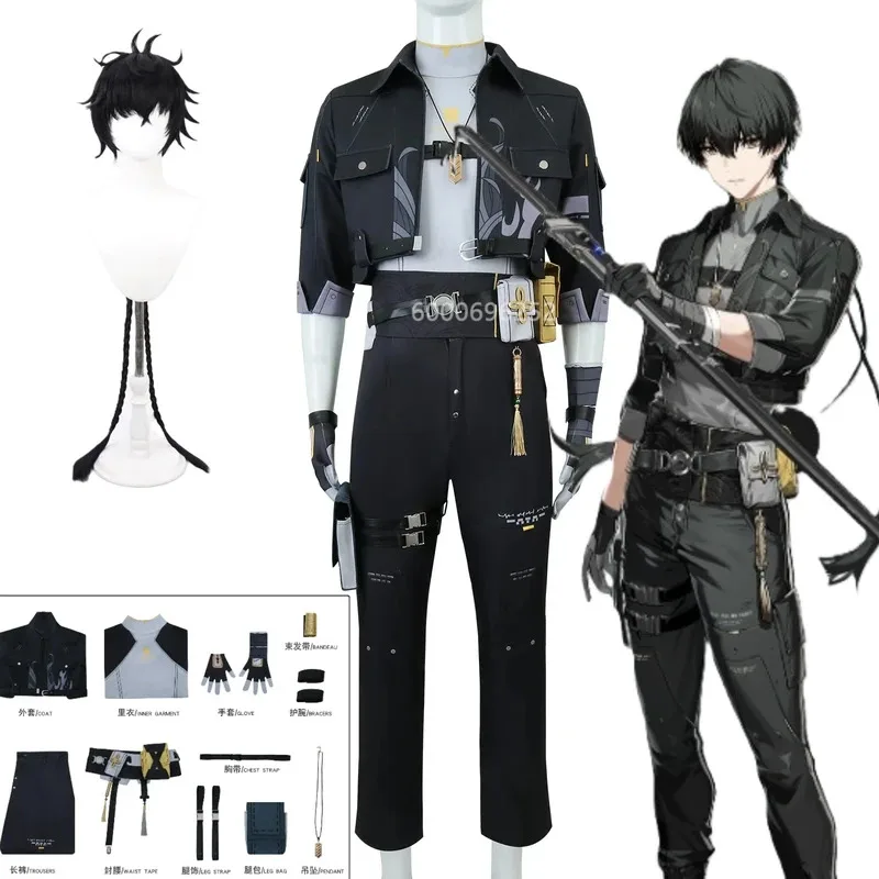 

Anime Game Wuthering Waves Male Rover Cosplay Costume for Women Girls Role Play Comic Exhibition Halloween Outfit