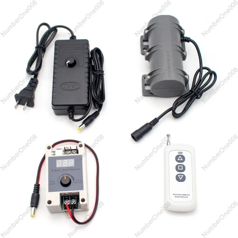 

Remote Control Vibration Motor 12V/24V Motor 3800RPM Big Power Electric Massage Bed Industry Vibrator Sieve Vibration Motor 10W