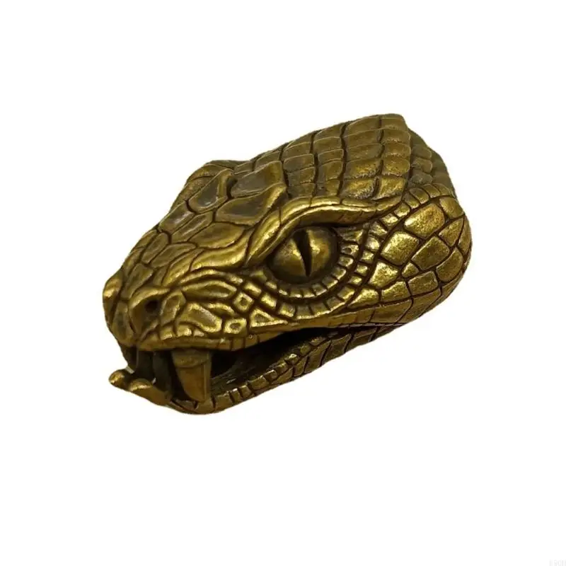 Durability Snake Head Charm Pendants Paracord Beads Flashlights Pendants Keychains for Camping Hiking and Climbing D5QD