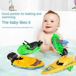 Baby Bath Children Water Play Boat Sailboat Motorboat Speedboat Yacht Wind-up Clockwork Floating Toys in The Water