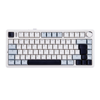 EPOMAKER X AULA F75-ISO 75% German QWERTZ Layout Hot-Swap Gasket Wired/Bluetooth/2.4G Wireless Mechanical Keyboard Knob/RGB