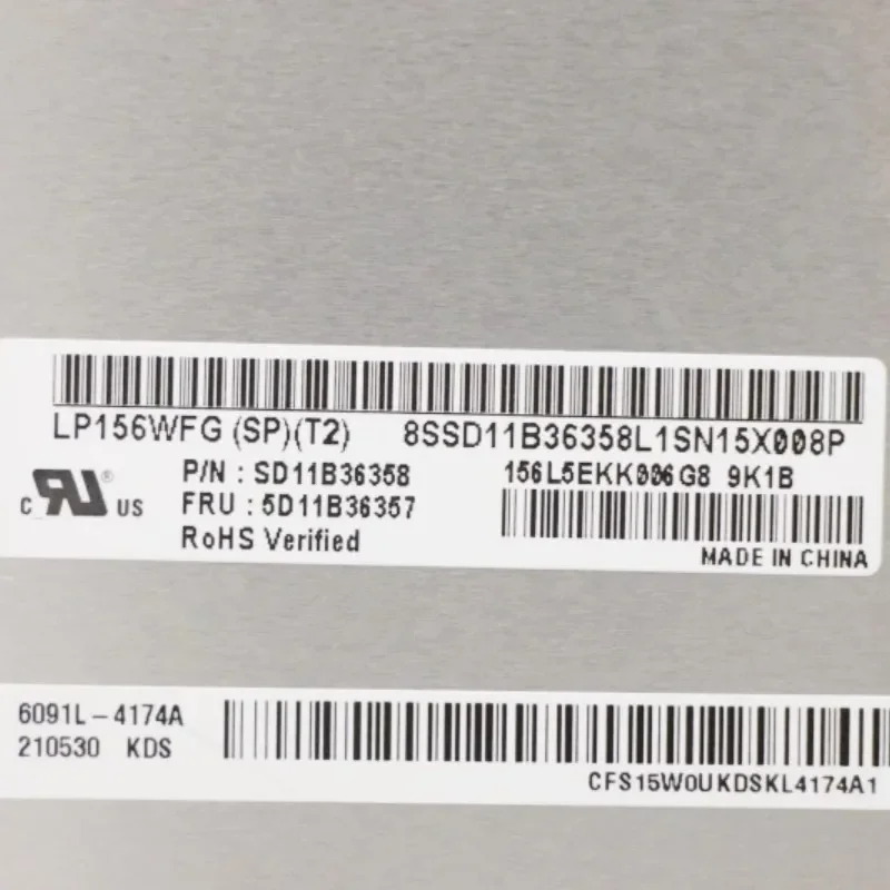 LP156WFG-SPT2 LP156WFG SPT2 SPT3 SPT5 NV156FHM-NY8 B156HAN12.H 15.6 인치 165Hz 노트북 LCD 화면, 1920x1080 EDP 40 핀