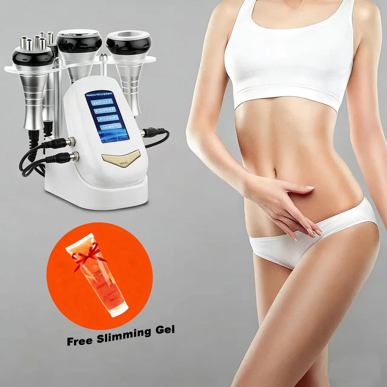 40K 4 IN 1 Cavitation Ultrasonic Body Slimming Weight Loss Skin Rejuvenation Beauty Machine Multipolar Skin Tighten Anti-wrinkle