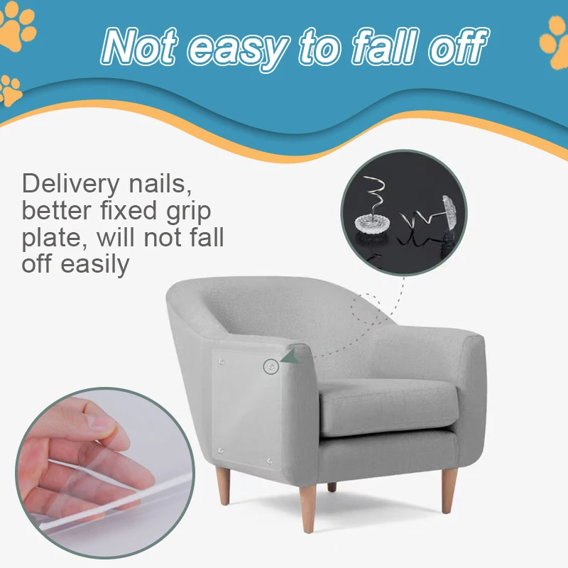 2/4PCS Katze Möbel Protektoren Sofa cat Scratch Schutz Paw Pads Schaber Ausbildung Band Cat Scratch Protector Sofa schutz