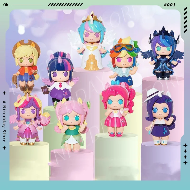 My Little Pony Friendship Is Magic Blind Box Cute Girl Pinkie Pie Surprise Box Figure Rainbow Room Decor Statue Kids Toys Gifts