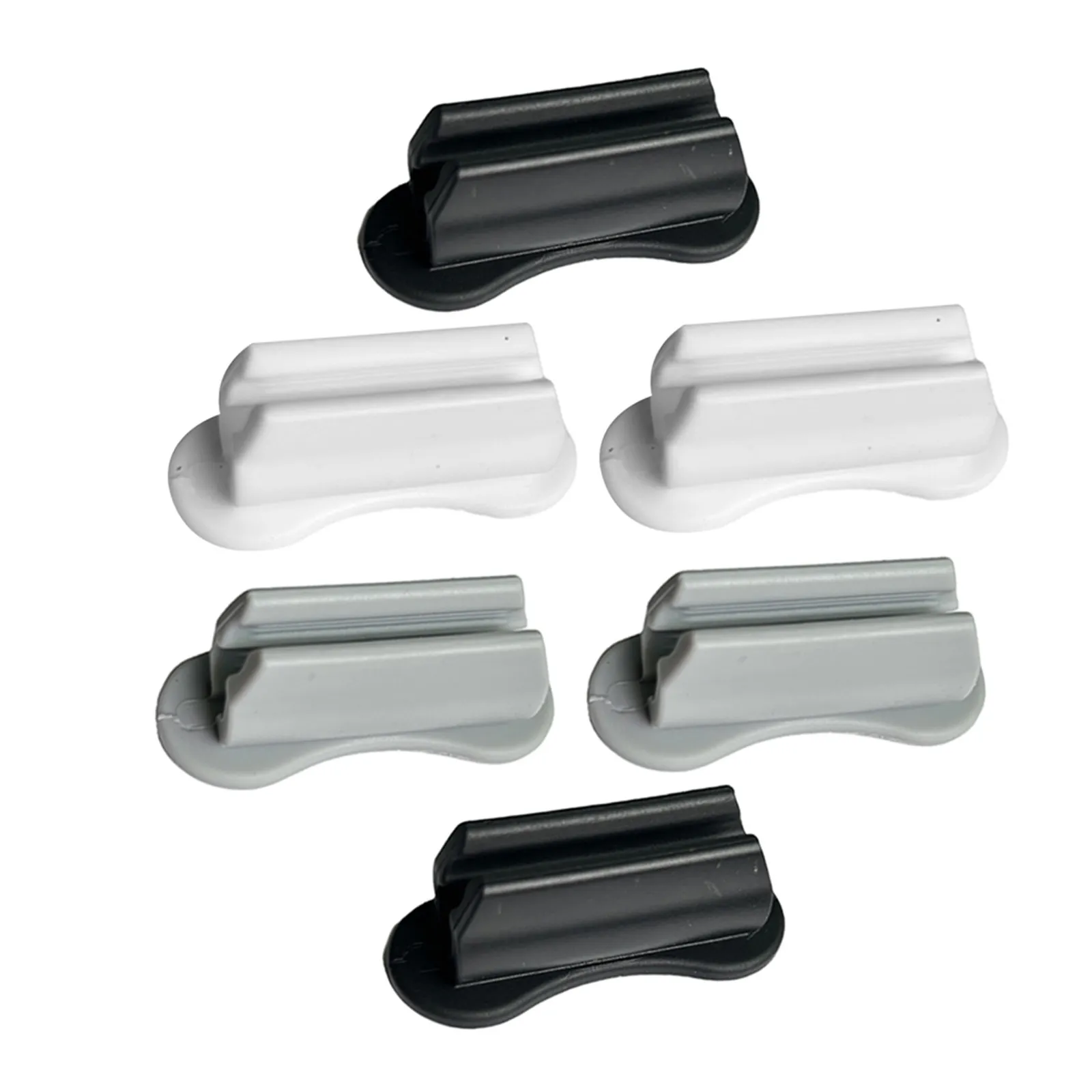 6Pcs Flexible Silicone Pen Holder Clip Nonslip Base Desk Organizer for Classroom School Office Home Gym Car Hospital Bank Bar