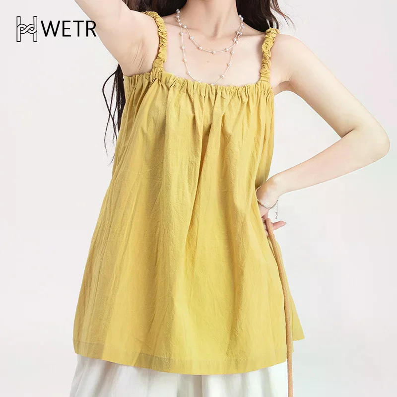 

Sweet Knot Strap Vest Women's Summer 2026 New High-End Waist-Cinching Slimming Top Trendy Commute Style