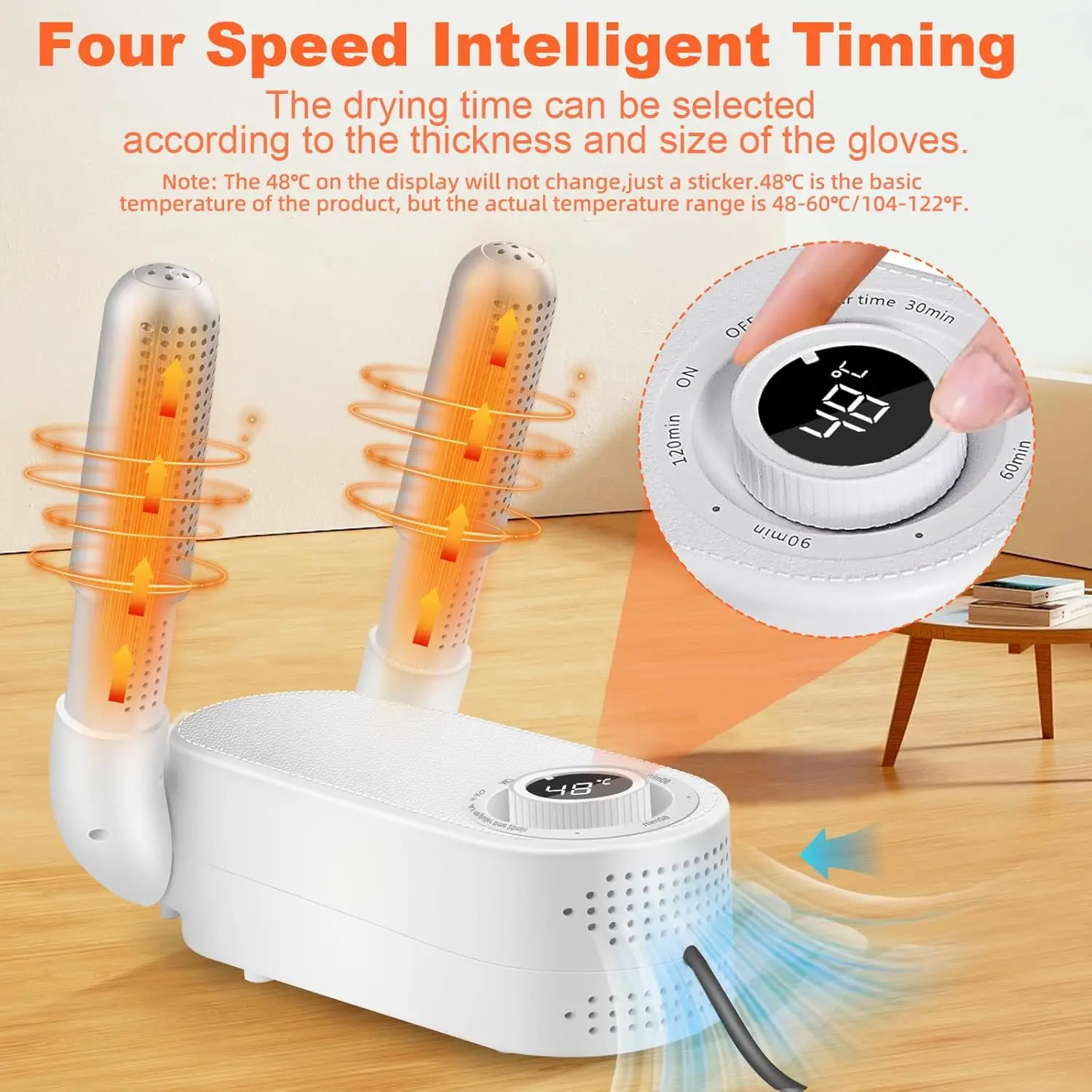 2025, neuer Boxhandschuh-Trockner, Stiefeltrockner und Stiefelwärmer, faltbares Design und schnell trocknender elektrischer Boxhandschuh-Trockner