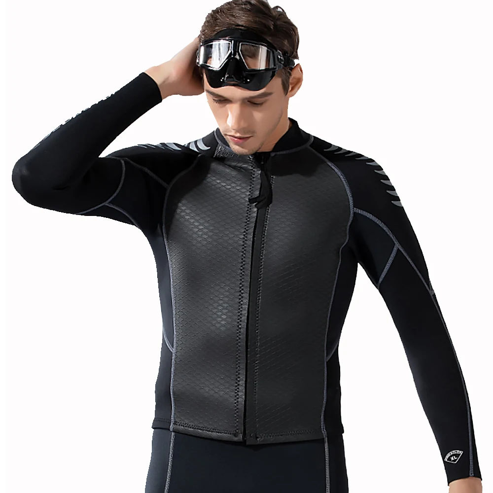 2.5MM Men's Split Long-Sleeved Trousers Wetsuit Snorkeling Keep Warm Wetsuit