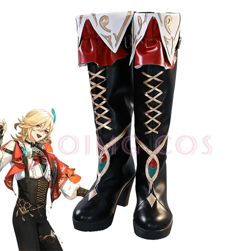 

Genshin Impact KFC Kaveh Cosplay Shoes Chinese Anime Style Halloween Game