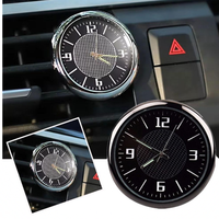 Car Clock Smart Mini Electronic Clock Watch Dashboard Quartz Clock for vehicles Interior Motorcycle Bicycle clock Ornaments