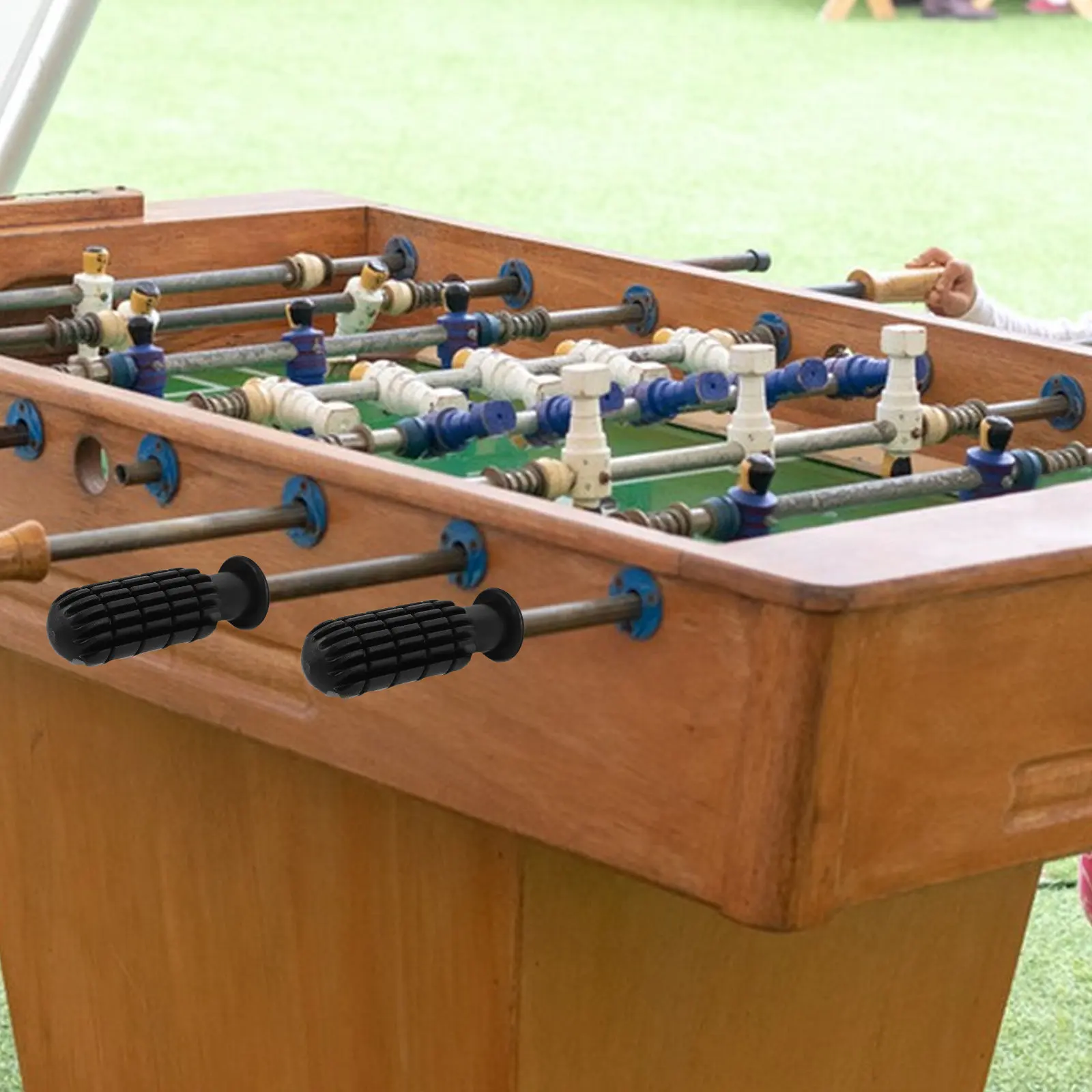 

8Pcs Foosball Replacement Handles Plastic Grip Parts 12.7mm Inner Diameter Standard Fit Table Soccer Rods Foosball Table