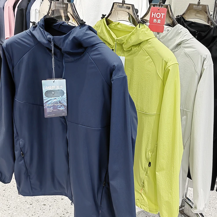 

Qui Dry Outdoor Running Sport Jaet Lightweight Hooded Thin Men's Coat Breathable Comfortable Summer Faion Ci Sle