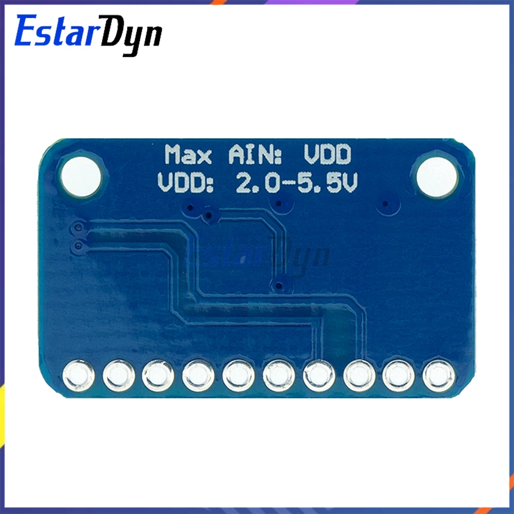 ADS1115 16-Bit ADC Module 4-Channel, Ultra Small I2C Interface 2-5.5V with PGA, for Raspberry Pi Sensor Measurement