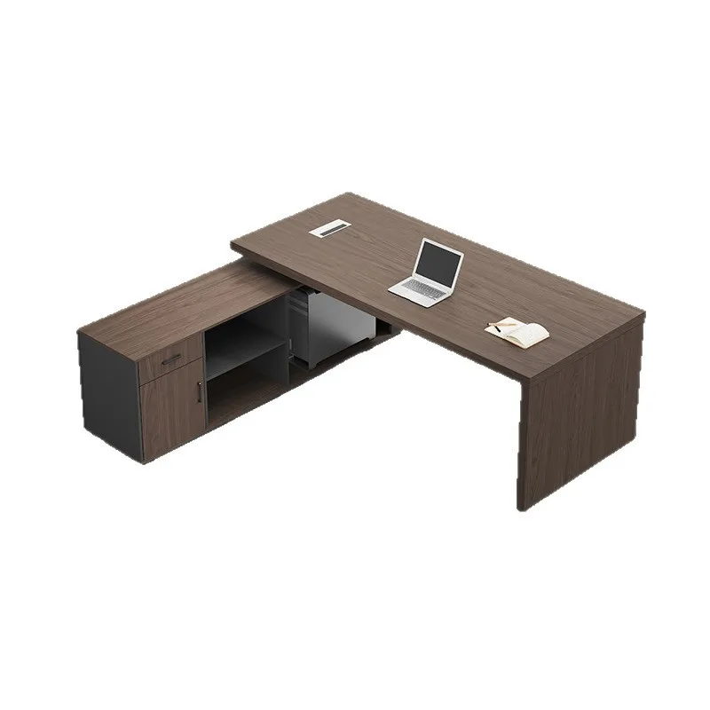 مكتب الرئيس مجموعة طاولة وكرسي خفيفة فاخرة من الدرجة الأولى طاولة الرئيس مكتب غرفة الرئاسة #1