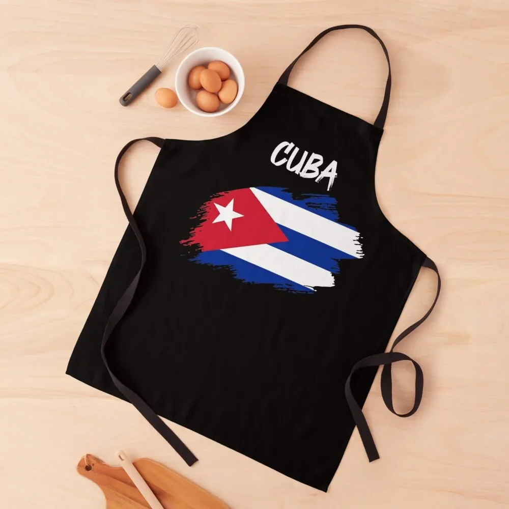 

Cuba Cuban flag flag Apron Customizable Woman cleanings Apron